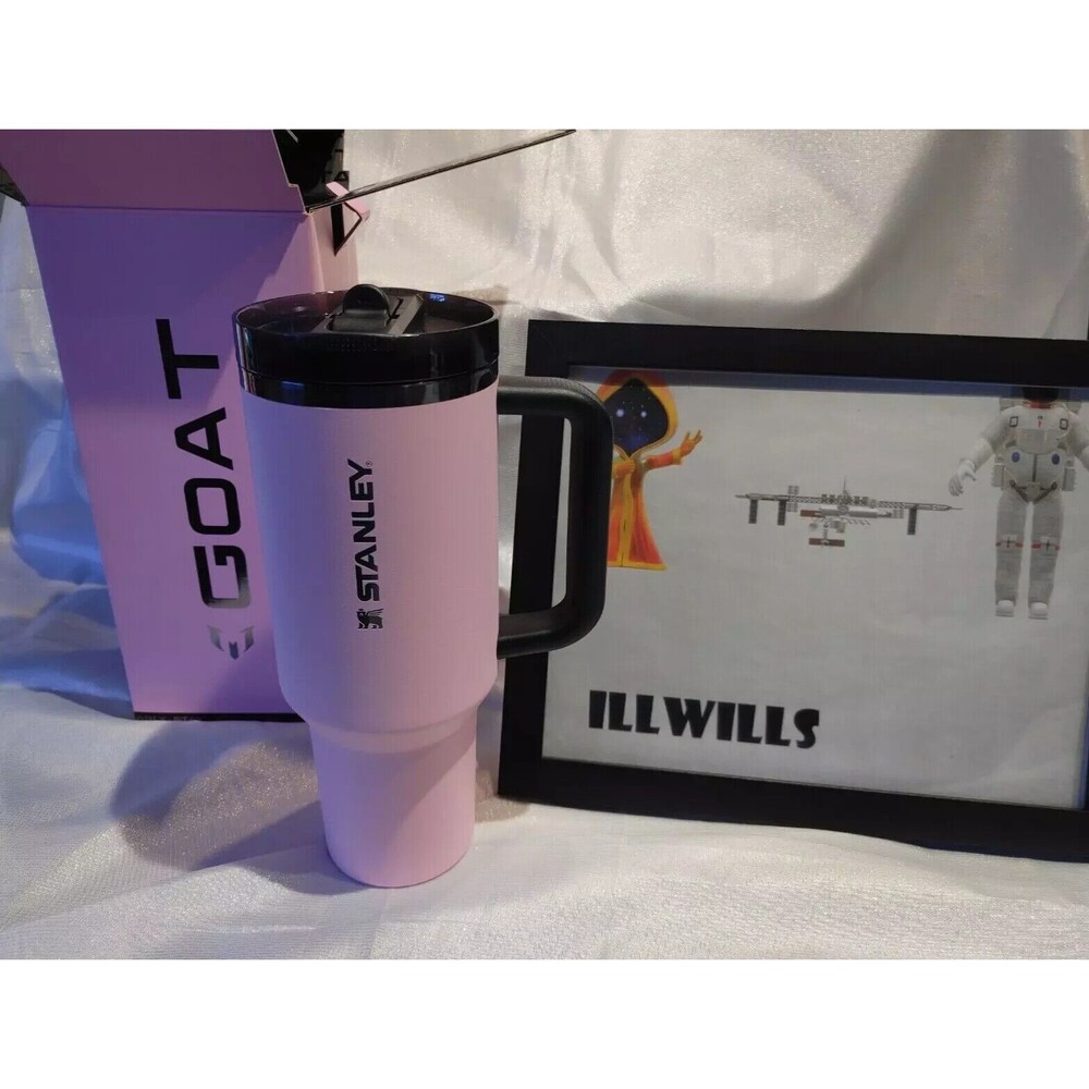 The Messi x Stanley Quencher ProTour Flip Straw Tumbler  40 OZ Very Beautiful
